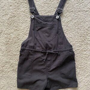 Abercrombie kids short overalls sz 9/10 gray Summer Cotton Blend